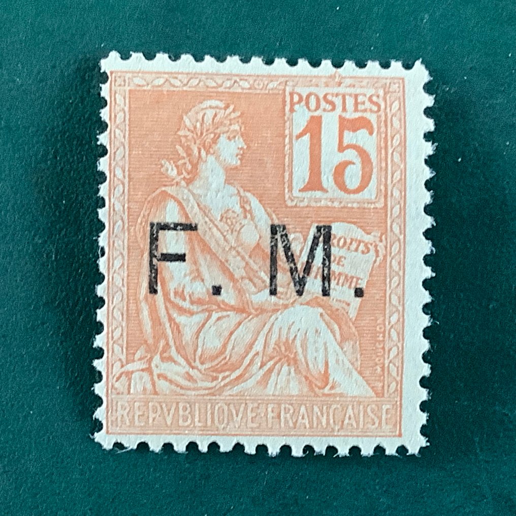 Ranska 1901/1907 - FM : 15 senttiä Mouchon - MNH - Yvert 1 #1.0