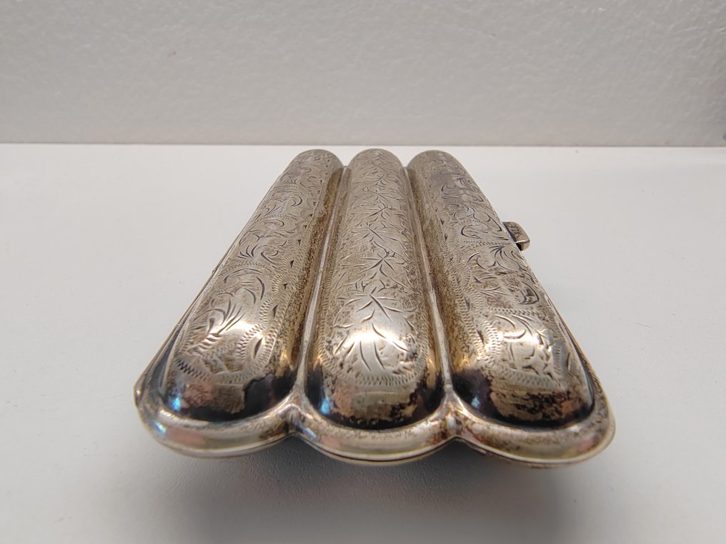 AC Jackson & Co, Birmingham - Βάση πούρων - .925 silver - Αρχαίο κουτί για πούρα #3.2