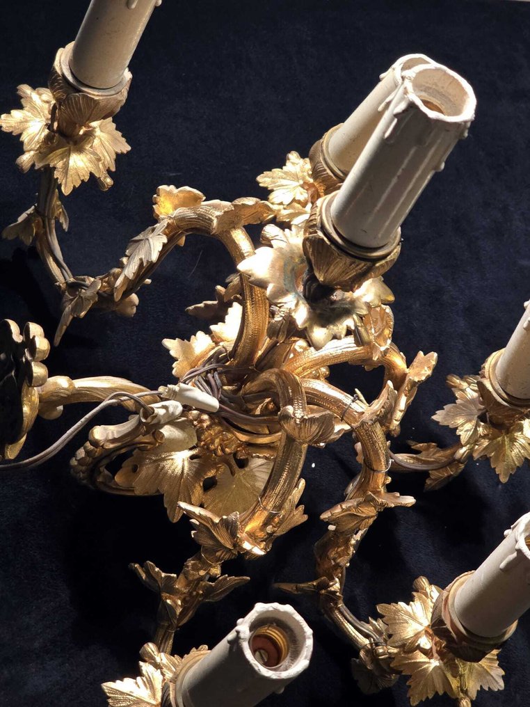 Aplique de pared - Bronce dorado - 35 x 35 cm. #2.1