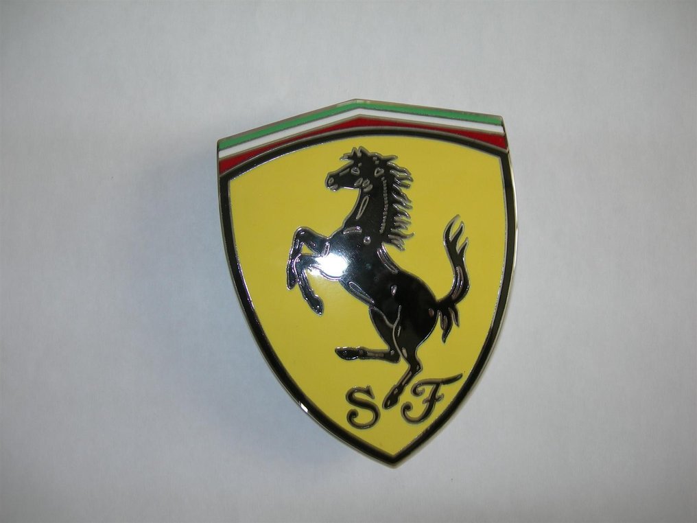 Autoteil - Ferrari - n.2 SCUDETTI FERRARI ORIGINALI SHIELDS parafango - Nach dem Jahr 2000 #4.3