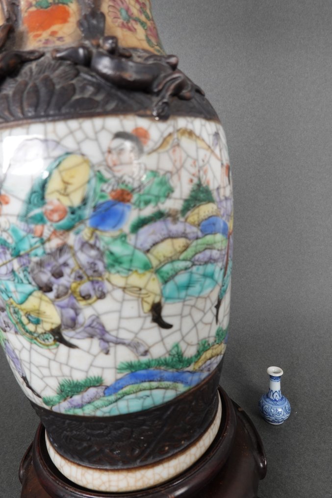 Βάζο - Πορσελάνη - Κίνα - Qing Dynasty (1644-1911) - Μεγάλο κινέζικο βάζο (χωρίς τιμή ασφαλείας) #4.3