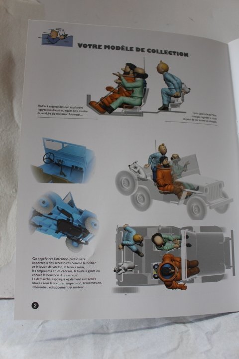 Moulinsart 1:24 - Modellino di auto - La Jeep blue - Tintin Model #3.2
