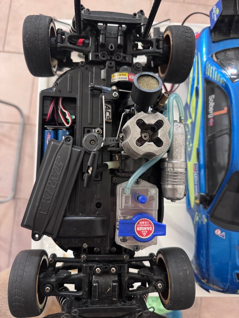 Tamiya 1:10 - Model car - Subaru Impreza STi - carrozzeria Solberg su telaio Tamiya 1/10 con motore FS-12SS #1.0