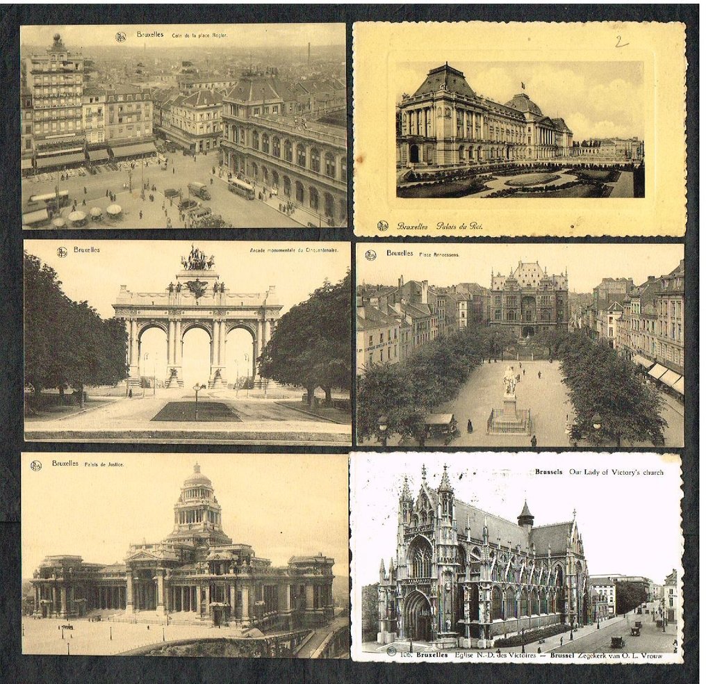 Βέλγιο - Βρυξέλλες - Σύνολο 148 καρτ ποστάλ (πολλές κάρτες χωρίς γραμμένα μηνύματα) - Καρτ-ποστάλ (148) - 1900-1960 #2.1