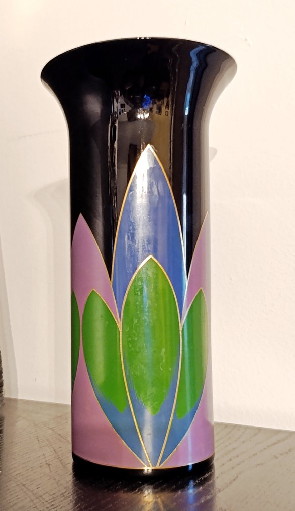 stile Art Deco, 29 cm - Vase  - Glas #2.1
