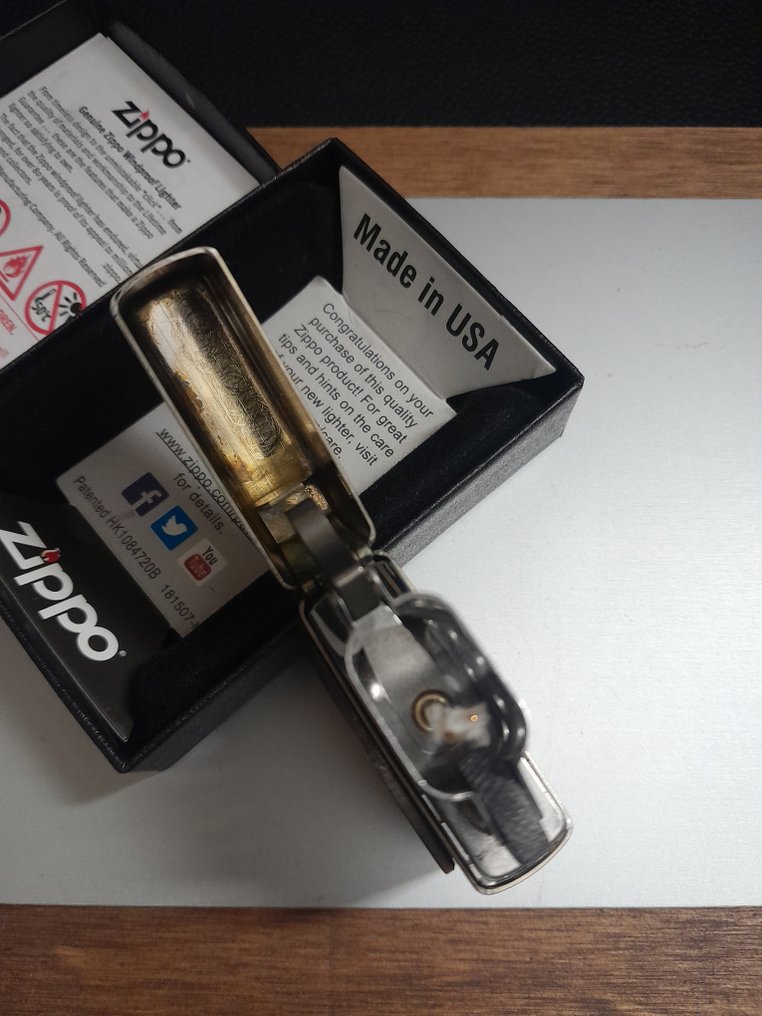 Zippo - Sem preço de reserva - Isqueiro de bolso - Aço #2.1