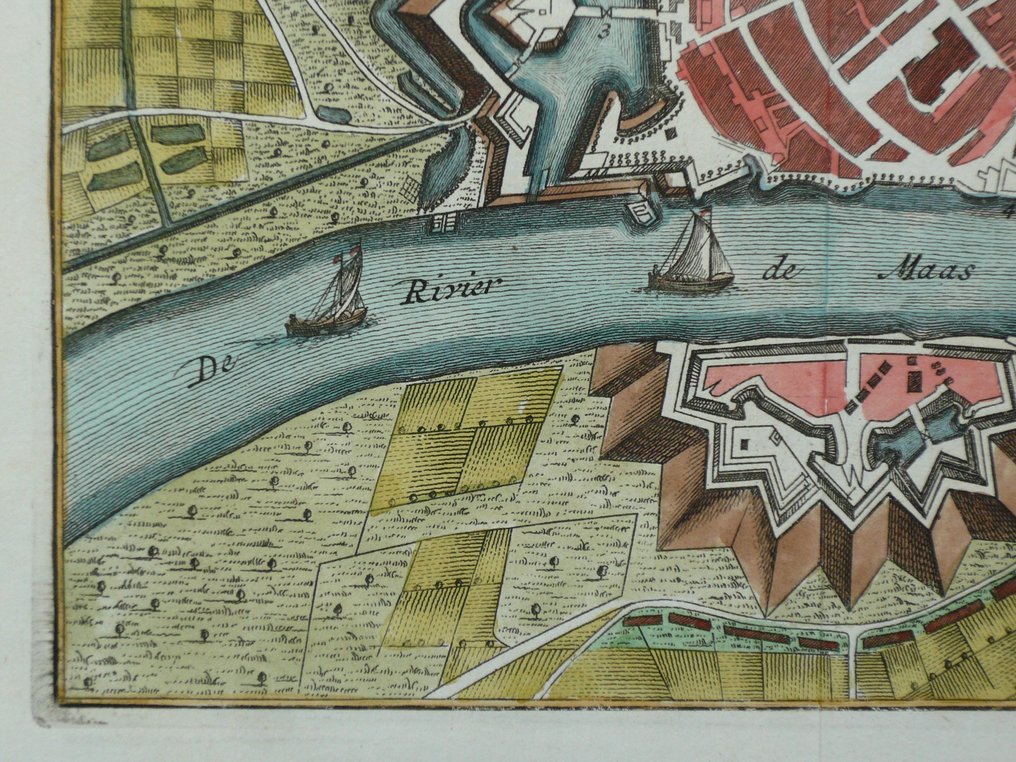 Netherlands - Serious; Isaac Tirion - Grondtekening der Stad Graave - 1721-1750 #4.3