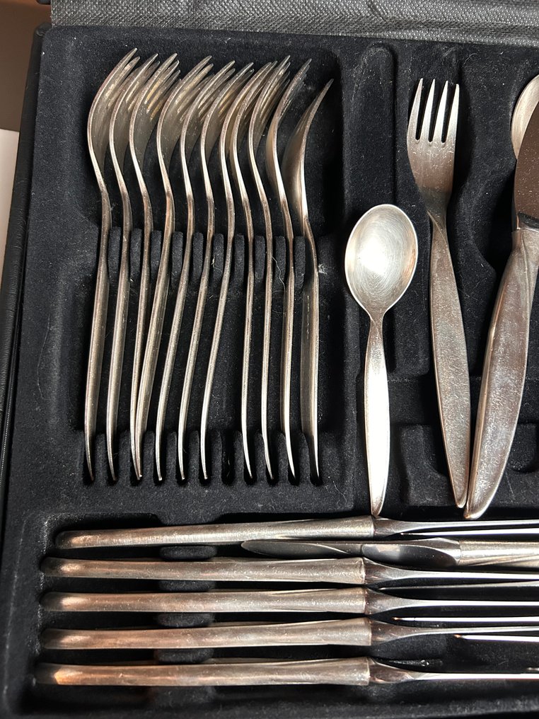 BSF, Solingen - Servizio da cena per 12 persone (99) - Stalium - Placcato argento, Acciaio, Metallo #1.0