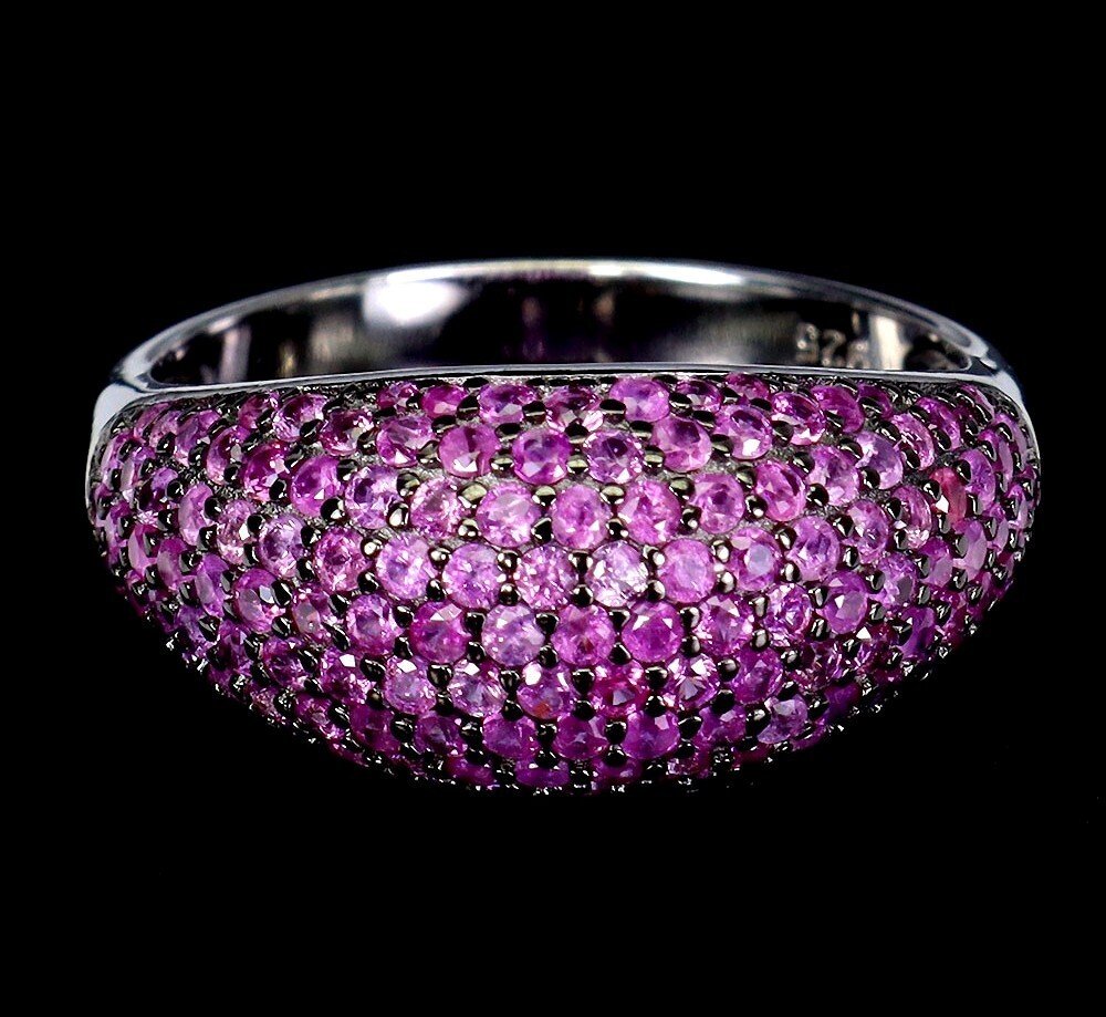 Senza prezzo di riserva - Anello Argento - Pink Sapphire #1.0