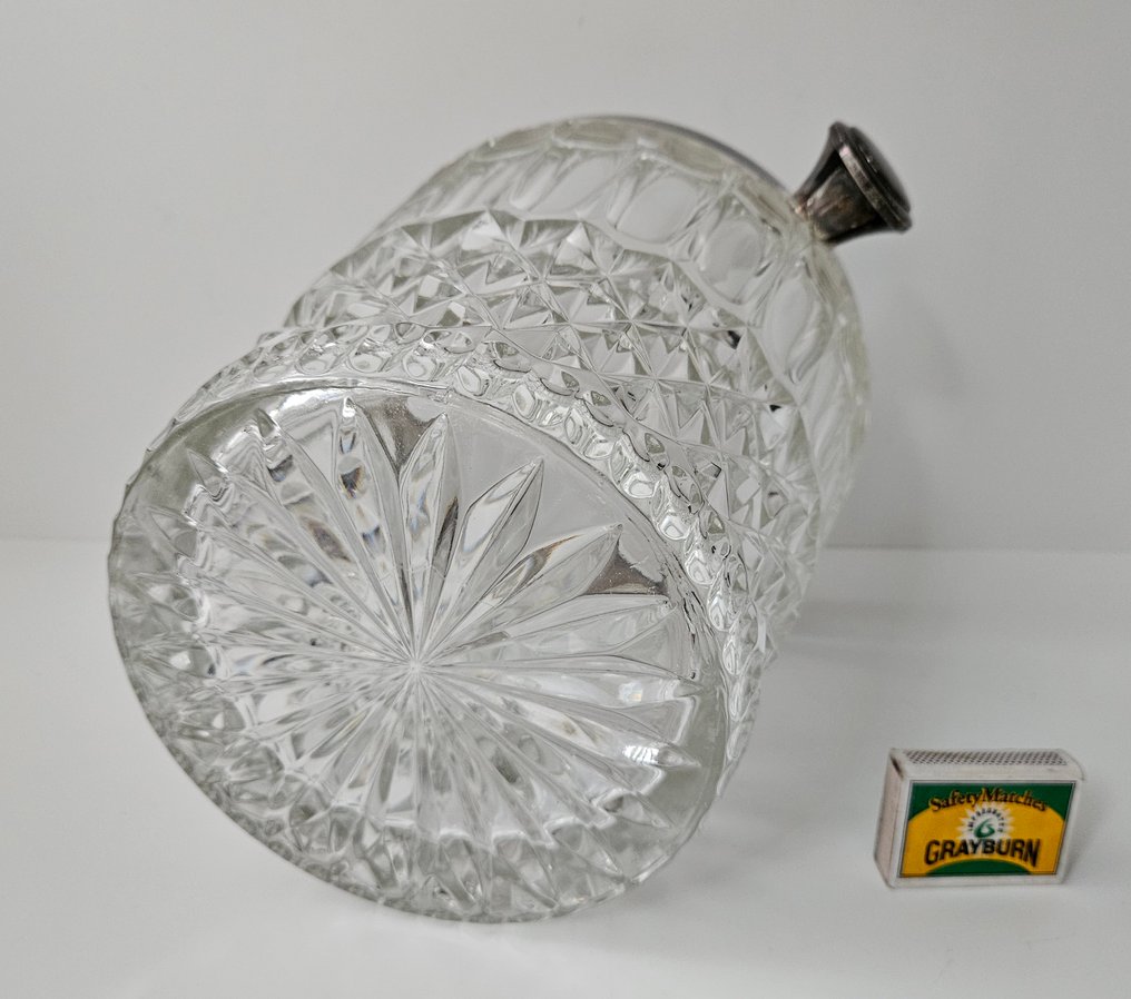 Zware Verzilverde - 4 kg ! - Champagne cooler - Crystal #4.3