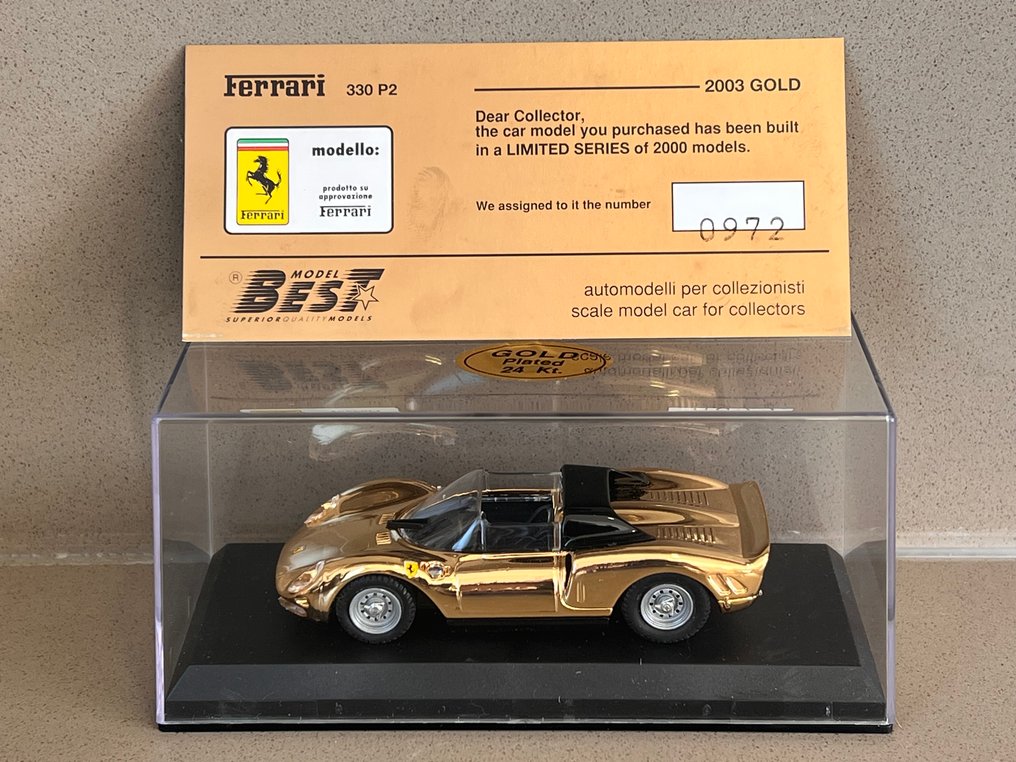 Model Best 1:43 - Machetă mașină - Ferrari 330 P2 - Ediție limitată de 2000 buc. #1.0