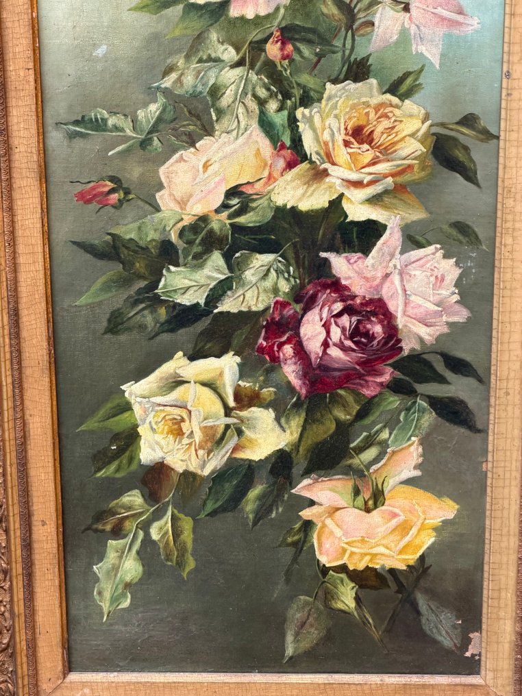 École italienne (XX) - Roses still life #2.1