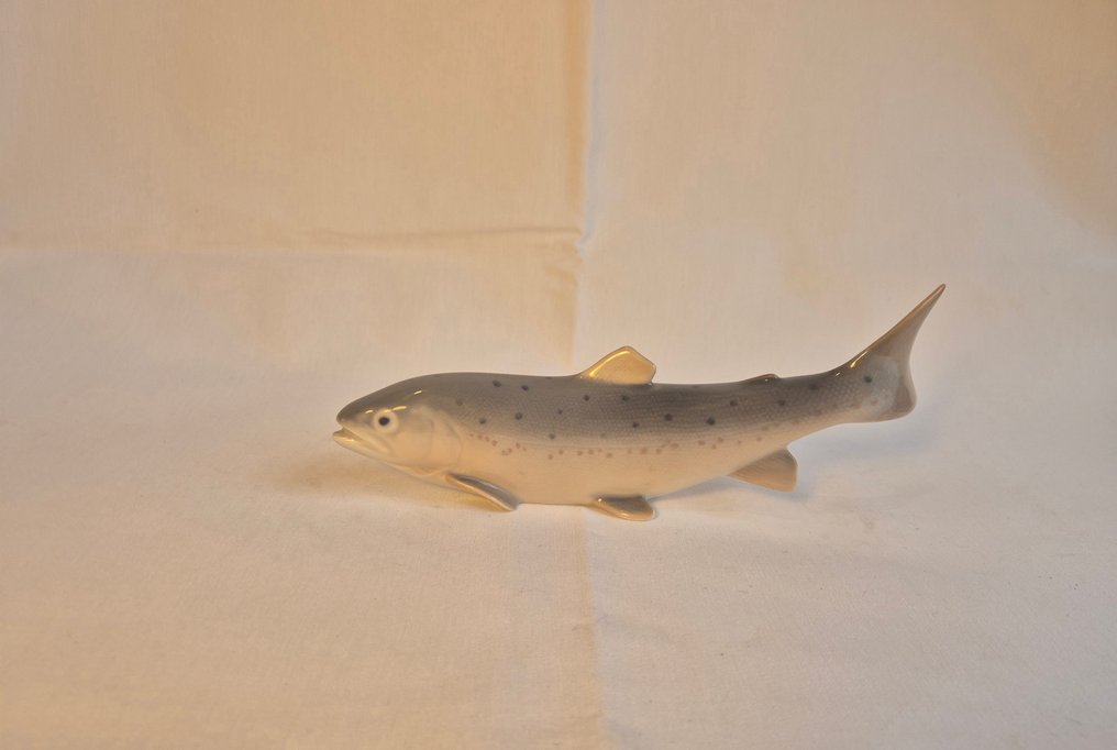 Royal Copenhagen - Γλυπτό, Forelle - 6 cm - Πορσελάνη - 1948 #1.0