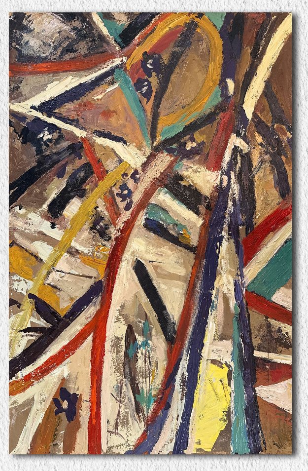 Tung Lam - Les Géométries du Vertige 90 x 140 cm #1.0