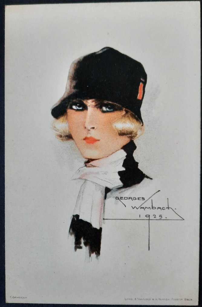 17 张优雅的明信片，拉斐尔·柯林格、南尼、乔治·旺巴赫…… - 明信片 (17) - 1920-1925 #3.2