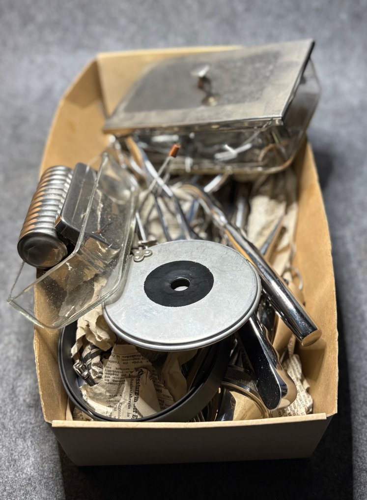 Large Antique ENT Medical Instrument Set - Ιατρικό όργανο - Σετ Ωτορινολαρυγγολογίας (71) - Χάλυβας, Χρώμιο, Επιχρωμιωμένο - Άριστη κατάσταση! #1.0