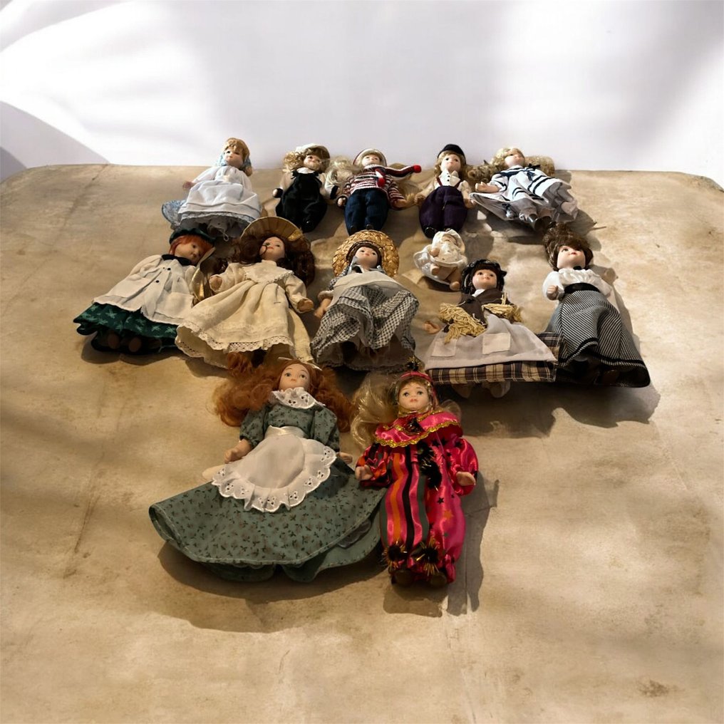 No Marca - Poupée Lotto di bambole vintage da collezione - 1900-1910 #4.3