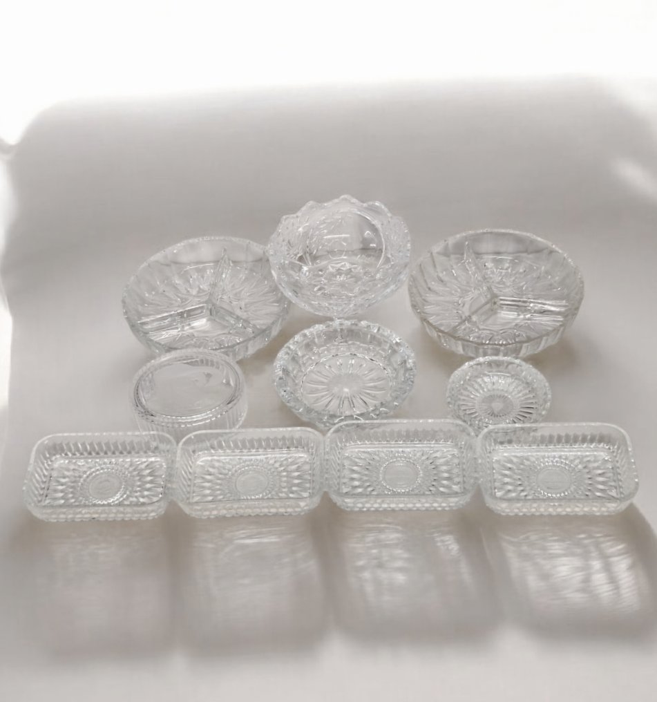 Coleção temática - Serviço em vidro e cristal cortado #2.1