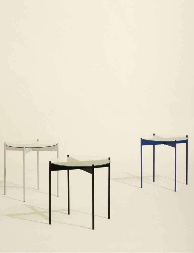 Hübsch - Lotte Knudsen - Sidobord - Beam Side Table Blå - Järn - Inget bud #4.3