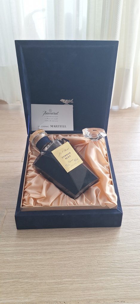Martell - Cordon Bleu - Baccarat Set Blue  - b. 1980s - 75cl #1.0