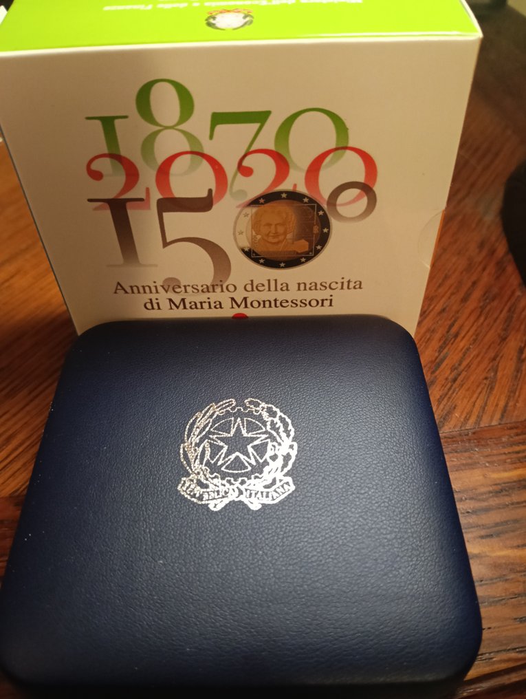 Olaszország. 2 Euro 2020 "Montessori" Proof  (Nincs minimálár) #4.3