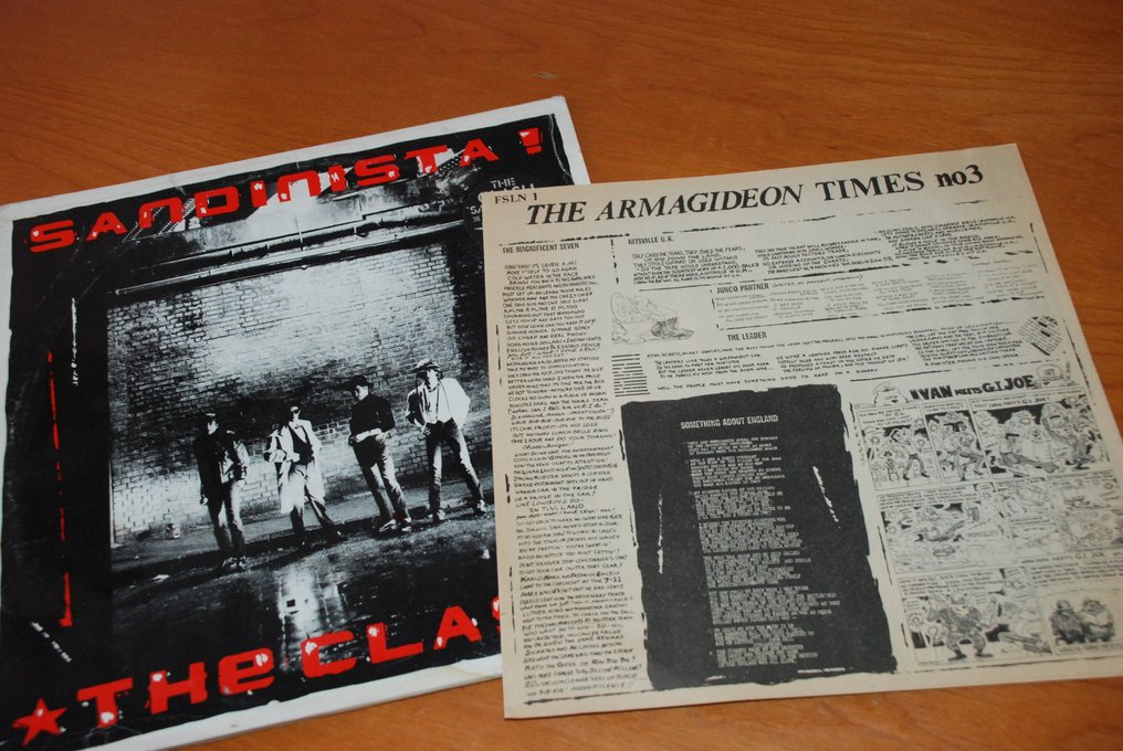 Clash - SANDINISTA - Original Pressing series with "Unknown" as label credits - Dreifach-LP (Album mit 3 LPs) - 1980 #3.2