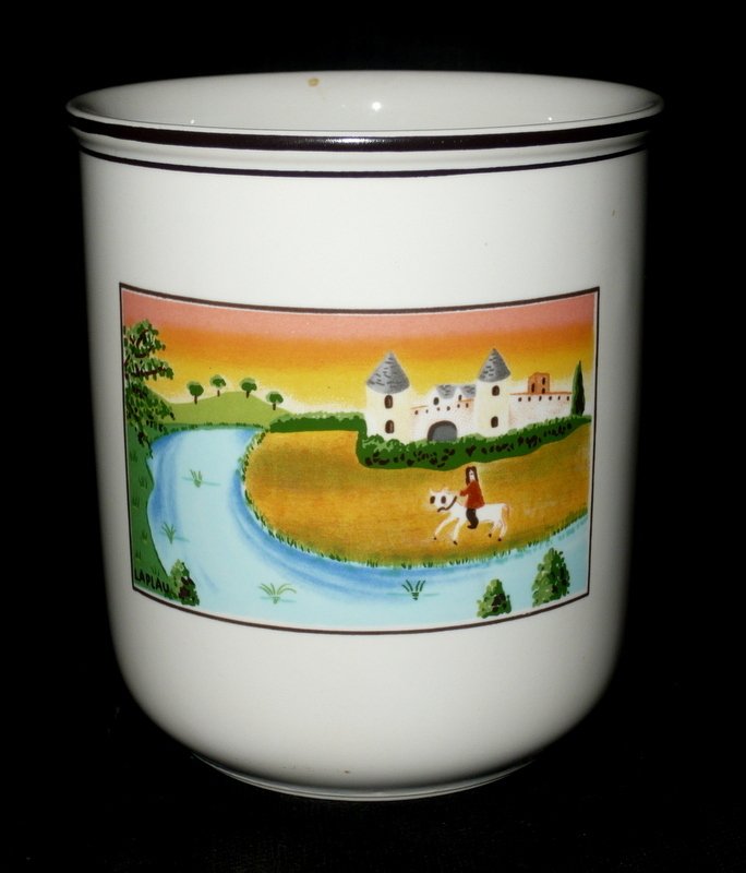 Villeroy & Boch - Gérard Laplau (1938 - 2009) - Plate (5) - Decor Naïf - Laplau - Earthenware #3.2