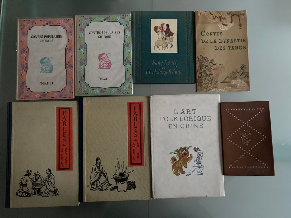 Tchang Kouang- Yu - Lot de huit livres de contes  chinois - 1955-1958 #1.0