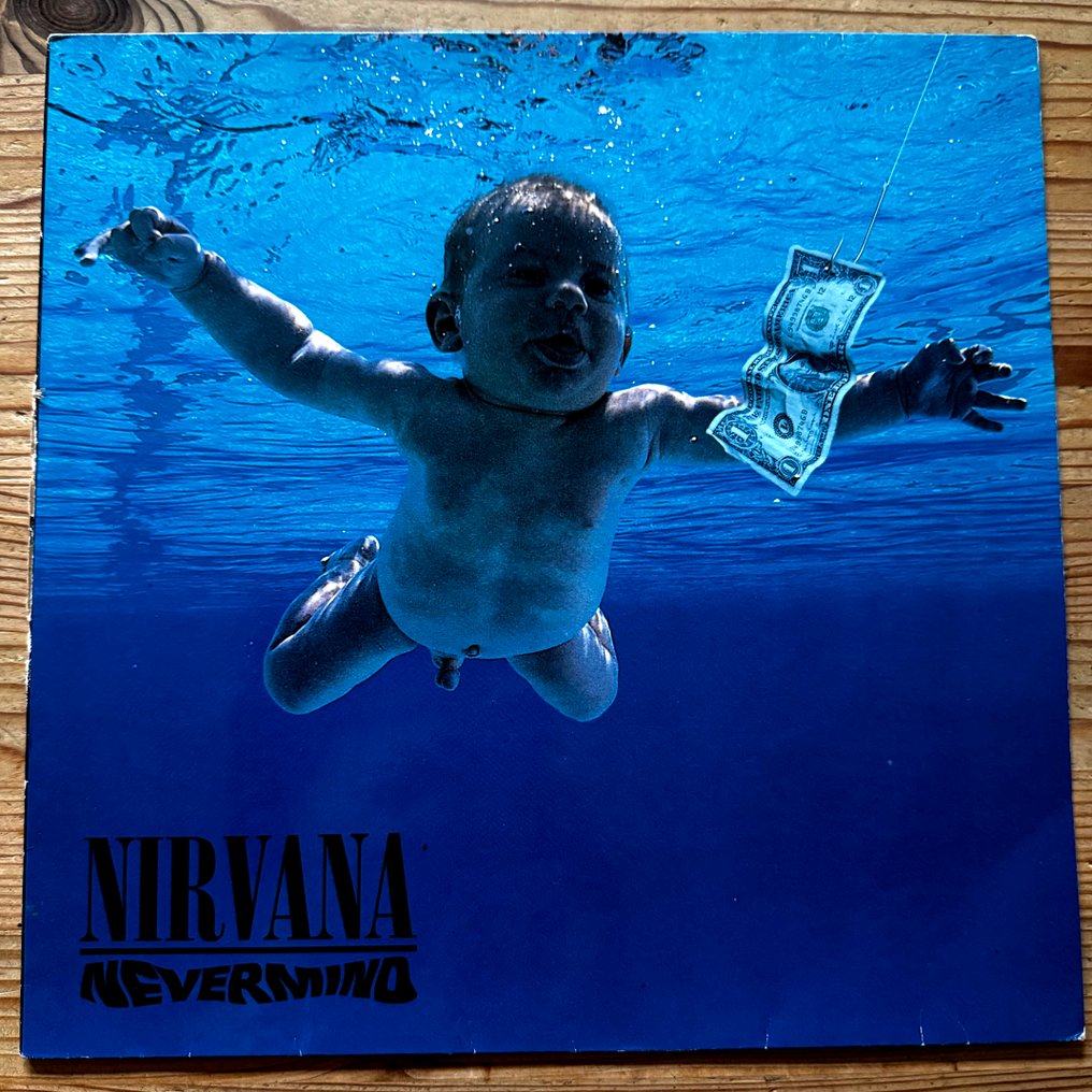 Nirvana - Nevermind [rare first European pressing] with the misprint inner sleeve - LP - Prima stampa stereo - 1991 #1.0