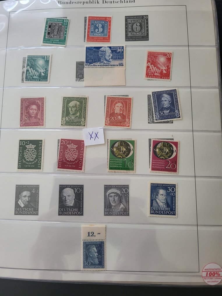 德國 1949/1970 - 除了少数几枚外，收藏都在相册中，全部邮后处理，并且经过检验。 #1.0