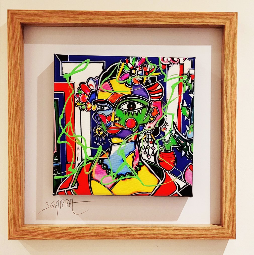 SGARRA - FRIDA KAHLO cubisme #1.0