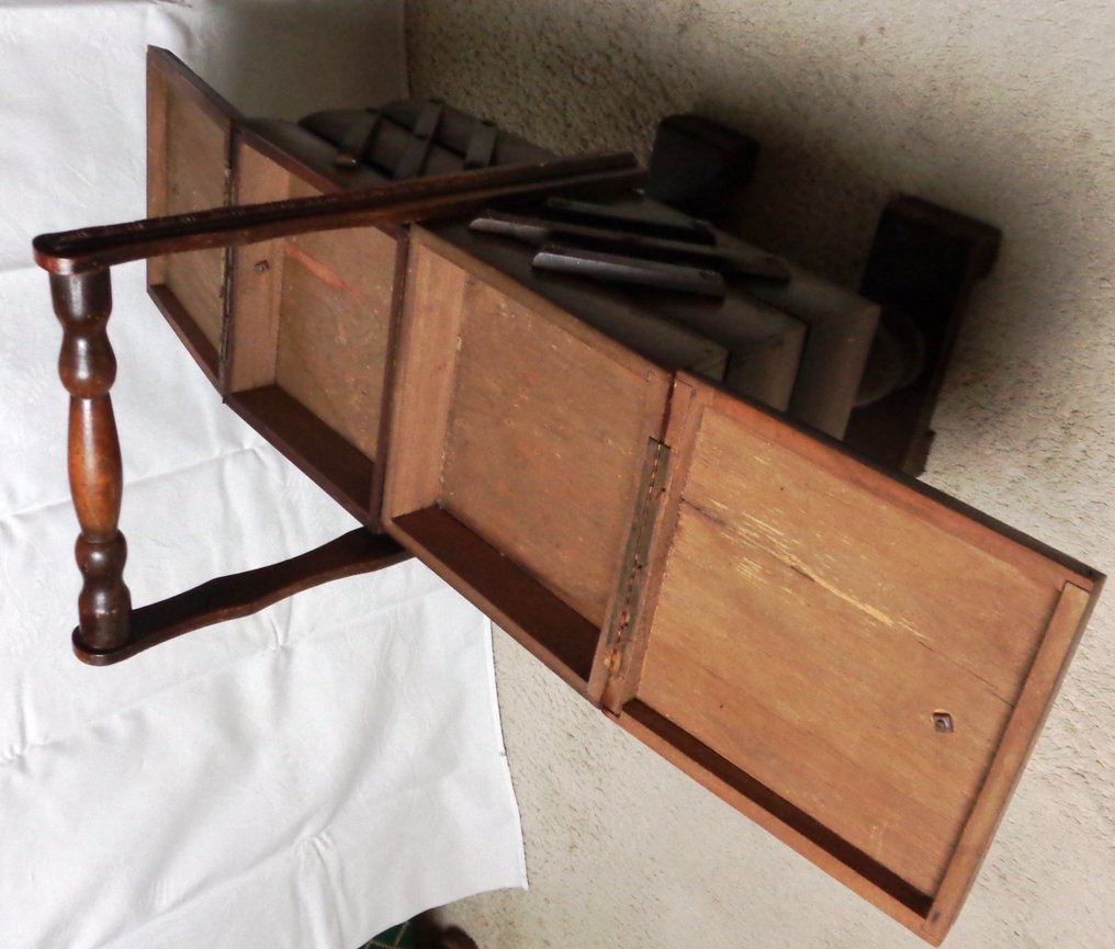 Sewing box - harmonicamodel - Patinated bronze, Limewood #3.2