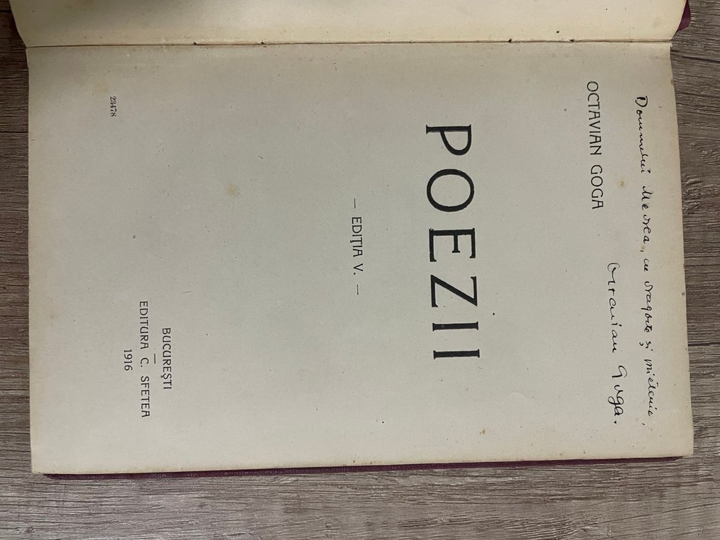 Octavian Goga - POEZII - 1916 #1.0