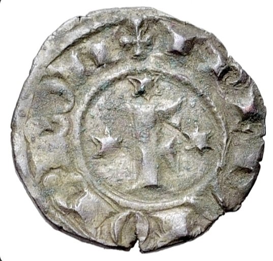 . 意大利，布林迪西 Federico II (1198-1250). Denaro  (没有保留价) #3.2