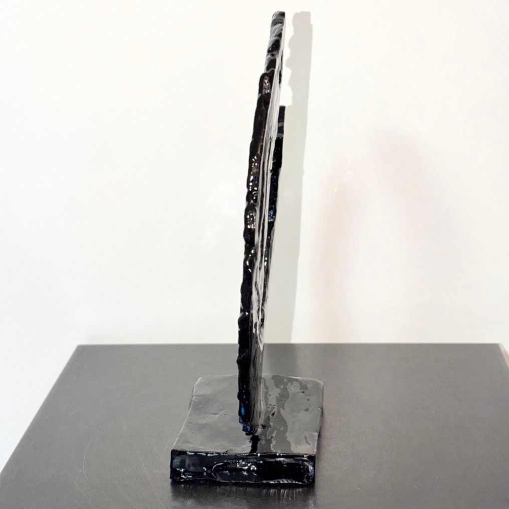 Abdoulaye Derme - 雕塑, La Vague Éternelle - 24 cm - 冷漆青铜 #2.1