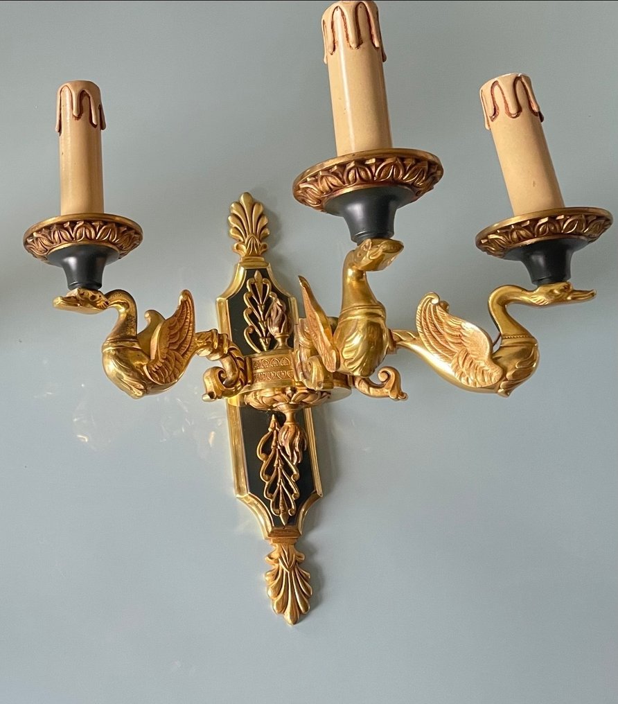 壁突式照明 (2) - Lucien Gau 15003 - 黄铜色 #4.3