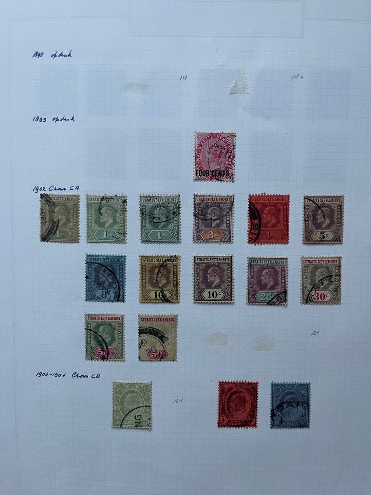 Μαλαισιανά Κράτη 1867/1948 - Μέρος σε ελεύθερα φύλλα #4.3
