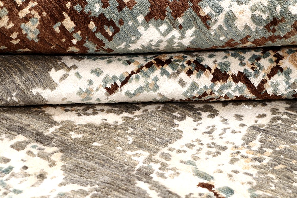 Afghan, 手工结织“Abstract”精美地毯 优质羊毛 当代 - 地毯 - 306 cm - 243 cm - 新款手工设计师地毯 #3.2