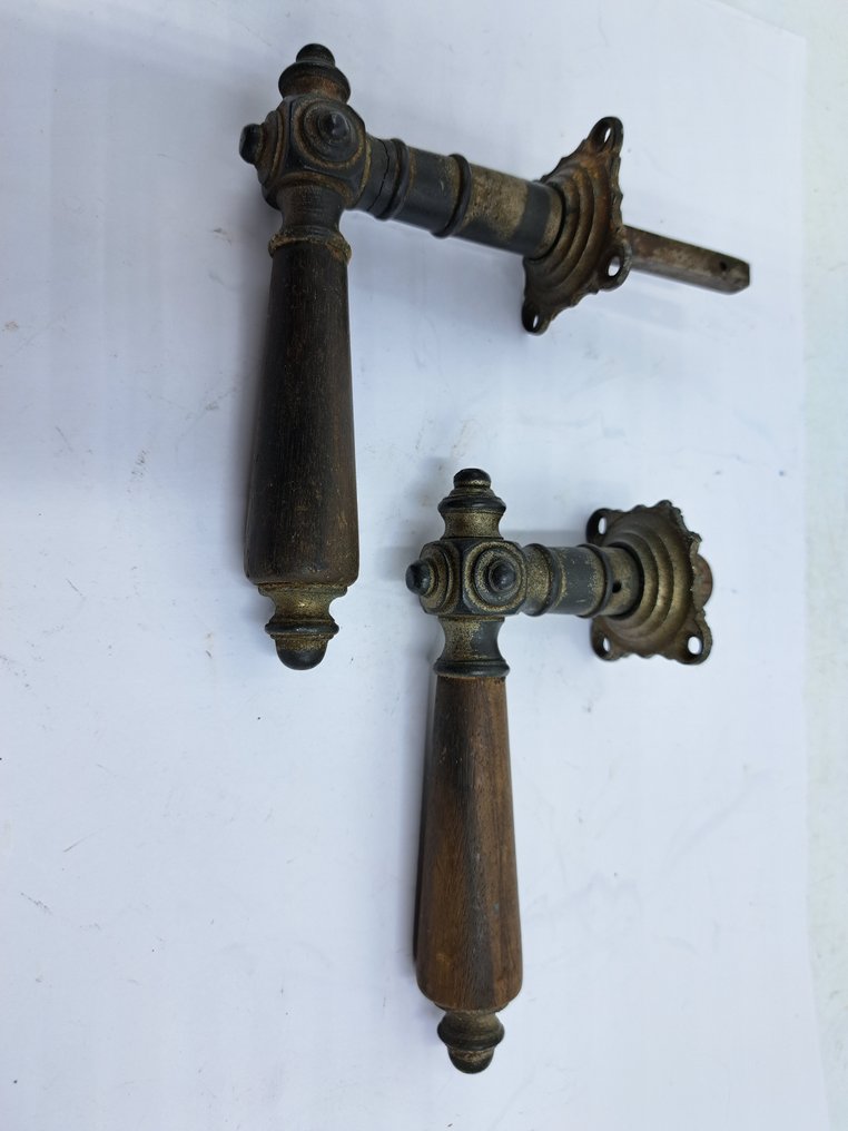 Αντίκες Χερούλι πόρτας - 1920-1930 - Αντίκα λαβή πόρτας  #2.1