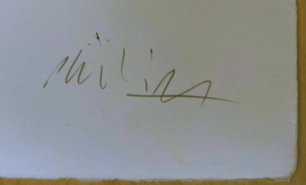 Klaus Philipp - Signierte Lithografie in limitierter Auflage - „Vier im Finish“ #2.1