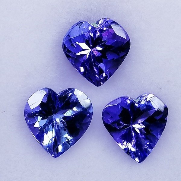 3 pcs Tanzanit - 2.12 ct - Instituto Gemólogico Español (IGE) #4.3