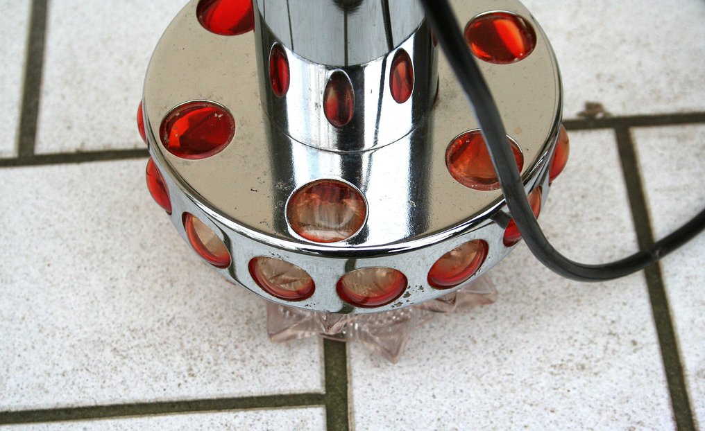 Massive - Lamp (2) - Staal, Plexiglas, Glas - Space Age #4.3