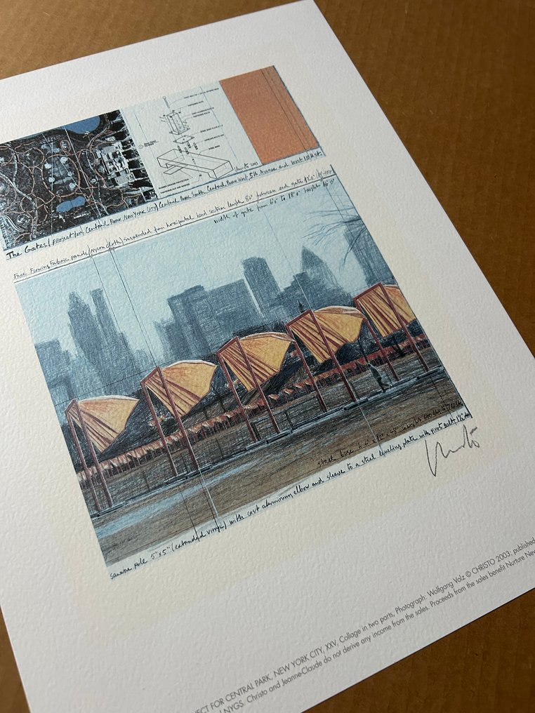 Christo (1935-2020) - The Gates - signed #3.2