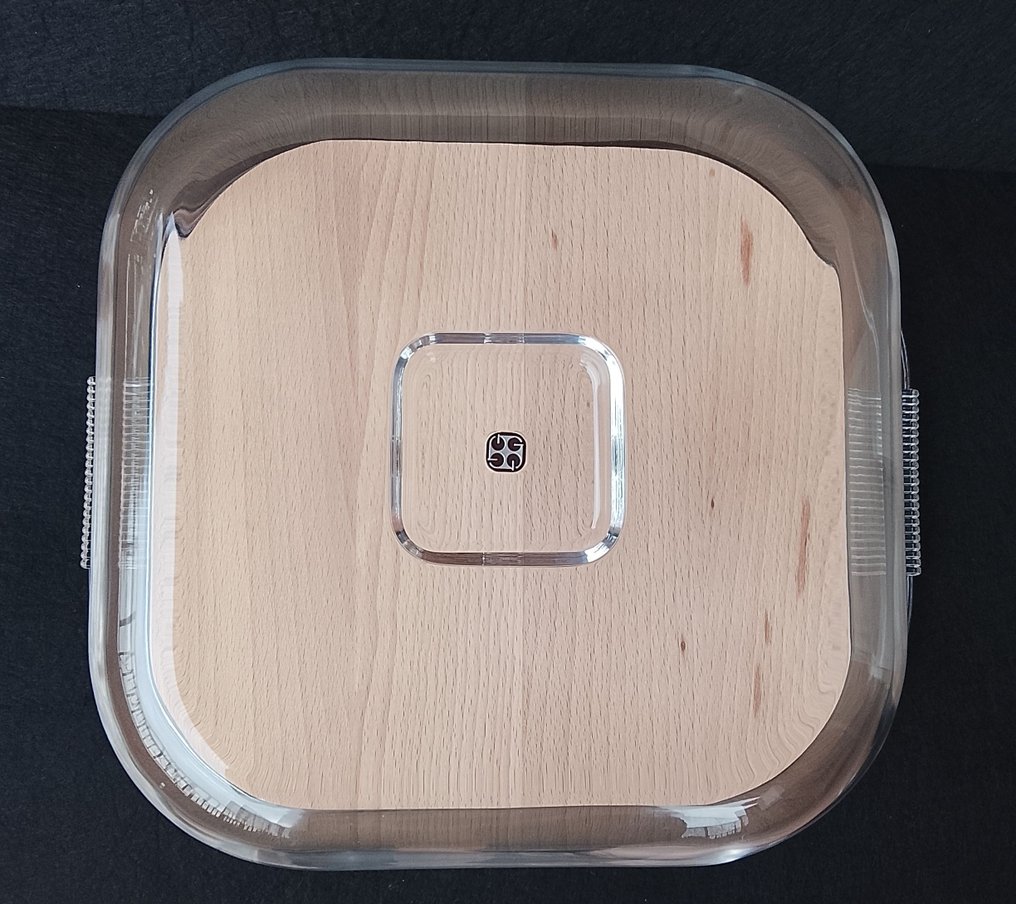 Guzzini - Ambrogio Pozzi - Vassoio da portata - Amanda - legno pexiglass #1.0