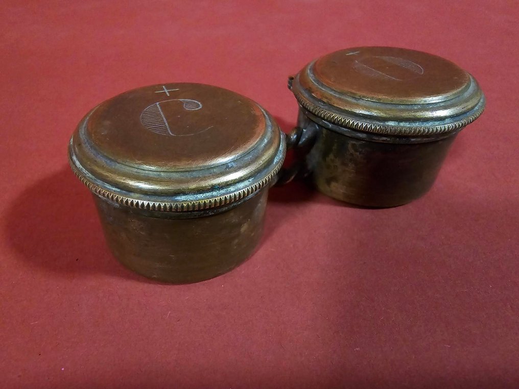 盒子 - 黄铜 - Saintes油盒 #1.0