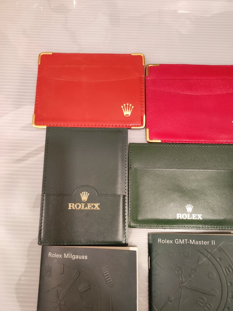 Rolex - Lot GMT Milgauss Booklet & Card Holder #3.2