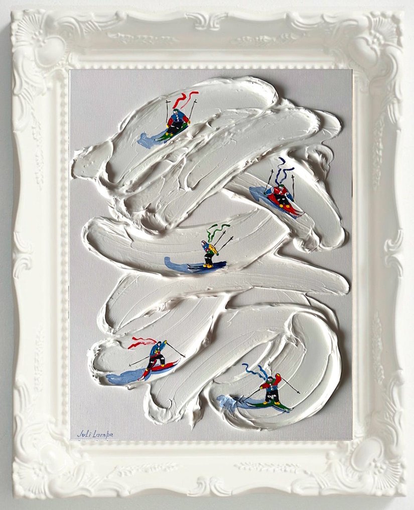 Juli Lampe (1980) - Ski Lovers. Conquering snowy peaks Apennines. #1.0