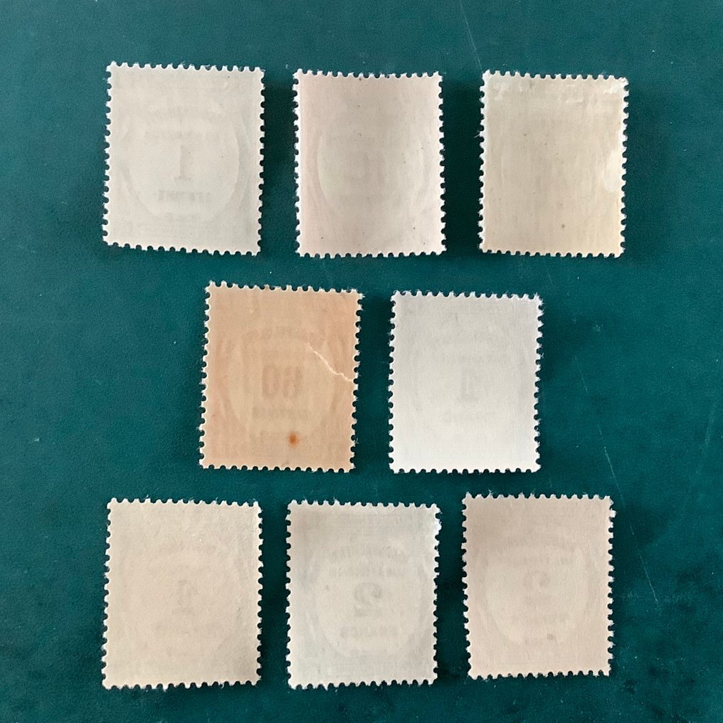 Γαλλία 1927/1931 - Φόρος : Εισπράξεις - MNH - Yvert 55/62 #1.0