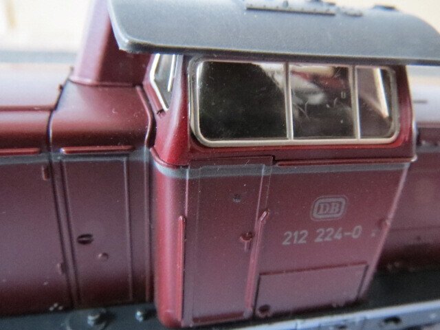 Märklin H0 - 2855 - Vasútmodellek (1) - 7 részes készlet BR212-vel és 6 'Eva' kazánkocsival, MFX és hanghatással. - DB #4.3