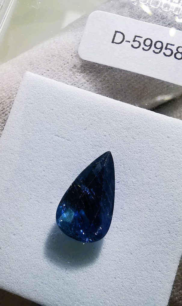 没有保留价 - 1 pcs  蓝色 蓝宝石  - 4.40 ct - 西班牙宝石学院（IGE） - 斯里兰卡 / 无热 #1.0